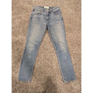 SLVRLAKE Sophie Mid Rise Skinny Leg Jeans in All Or Nothing Size US 24